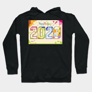 happy new years 2020 pop art Hoodie